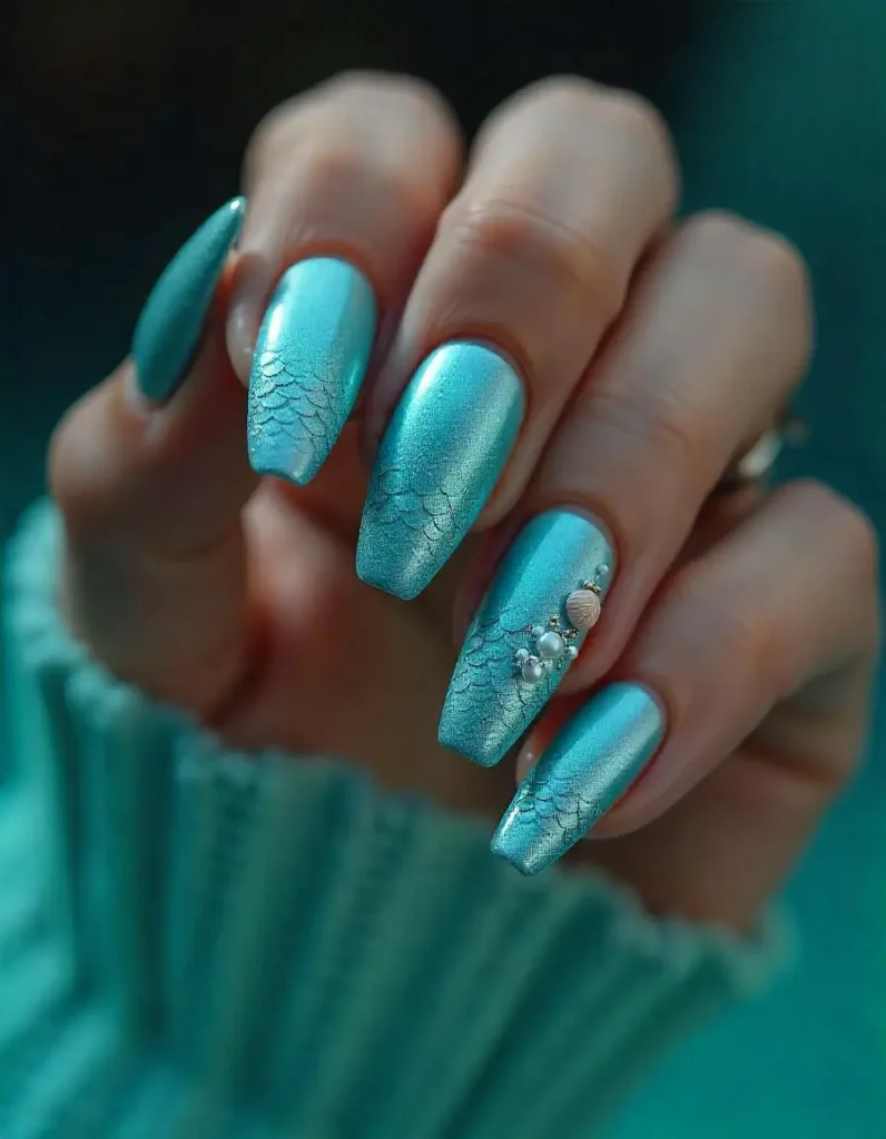 30 Unique Little Mermaid Nail Ideas for 2025