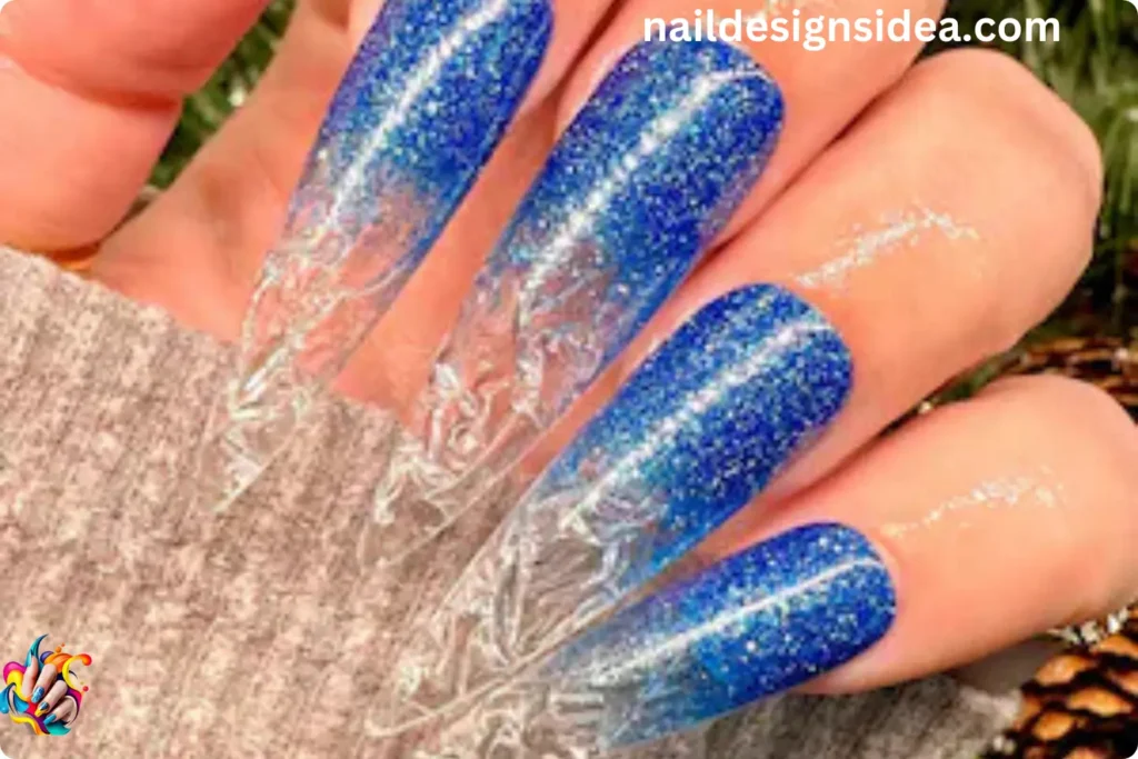 Aurora Borealis Icicle Nails