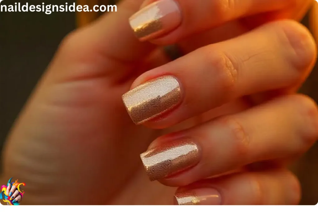 Champagne Gold Nails