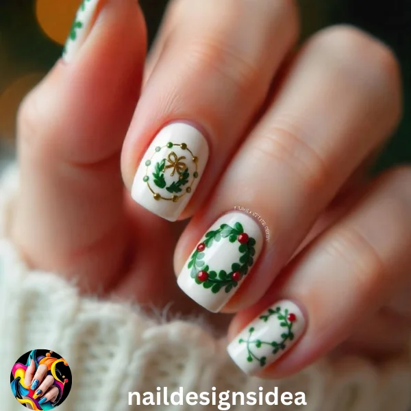 Dainty holiday nail ideas are all about blending subtlety with festive charm. 