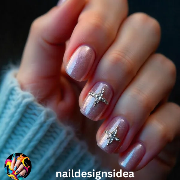 Dainty holiday nail ideas are all about blending subtlety with festive charm. 