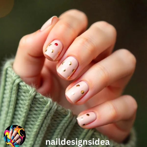 Dainty holiday nail ideas are all about blending subtlety with festive charm. 