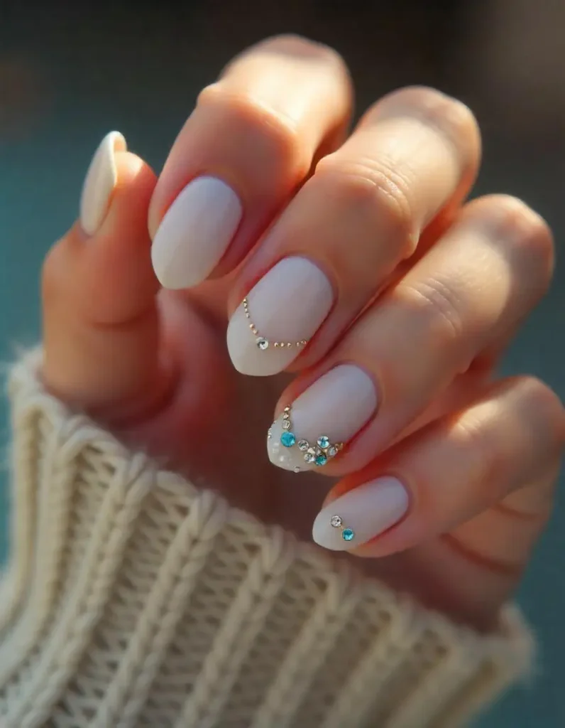 Frosted Glass Nails
