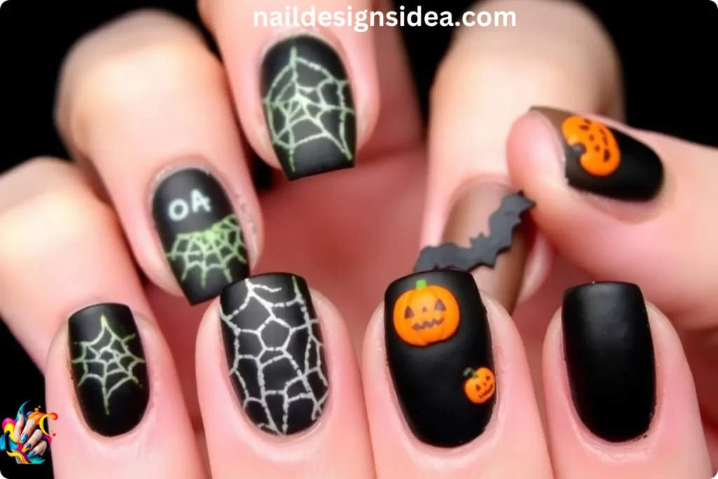 Halloween Spooks 3D Nails
