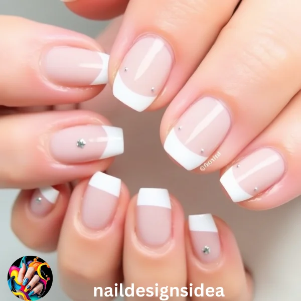 Combining Micro French Tips with Minimalist Nail Art