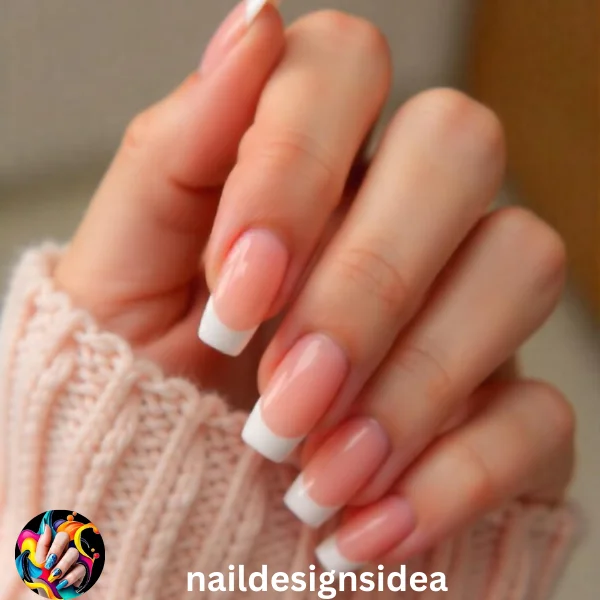 Achieving this design is simple with the right tools. Start with a nude or sheer base coat, then carefully paint ultra-thin tips using a steady hand or guides.