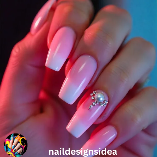 For those who love longer nails, milky designs create a dramatic yet elegant look. Adding subtle embellishments, like pearls or small rhinestones, can enhance their appeal