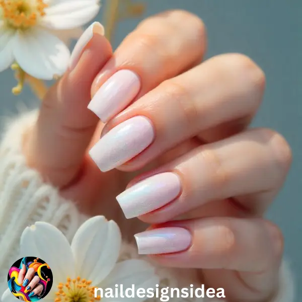 Ombre Milky Nail Designs