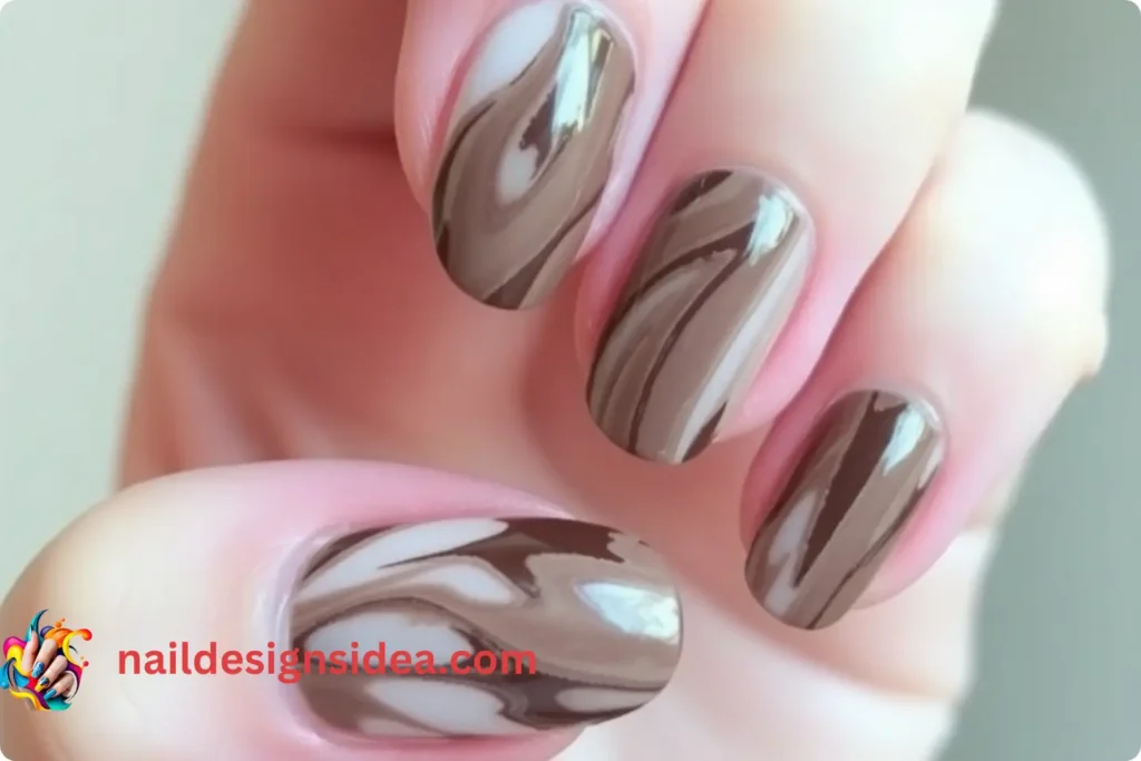 Mocha Mousse με Διακριτικό Marble Effect