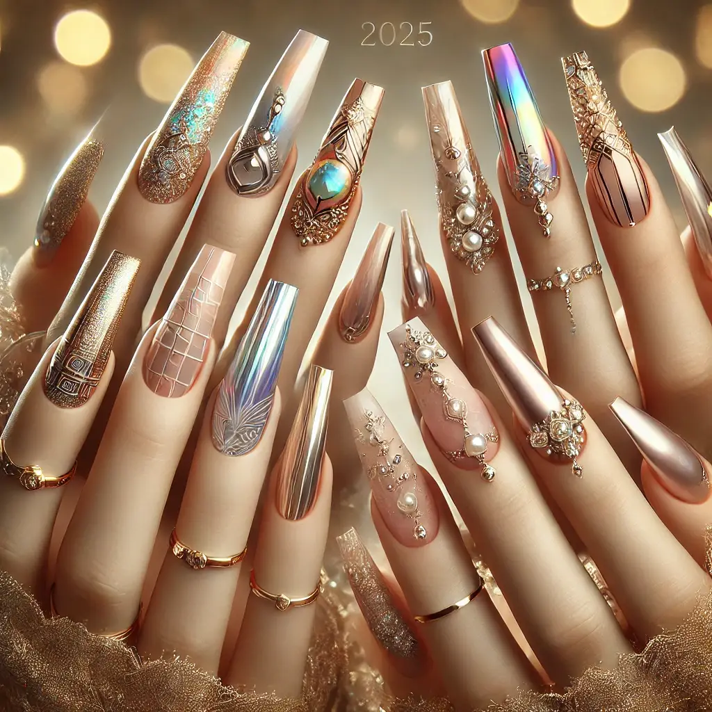 New Year Nail Trends for 2025: 50 Fresh and Glamorous Nail Designs to Try This Season