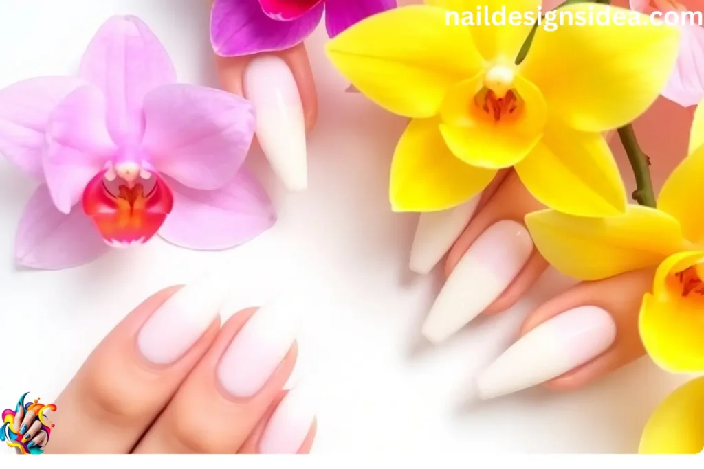 Pastel Orchid Nails
