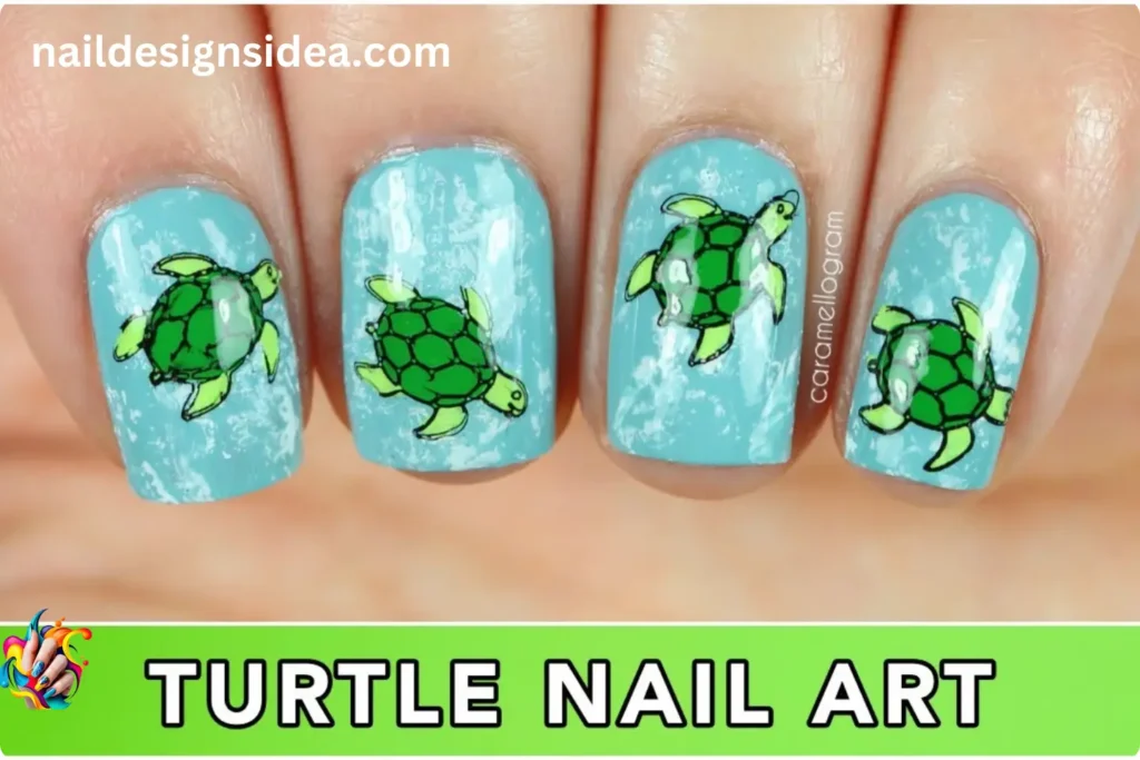 Sea Turtle Nails