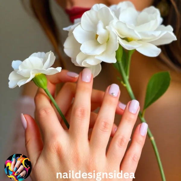 Incorporating delicate floral designs into the Selena Gomez engagement manicure for 2025 gives it a romantic and artistic edge