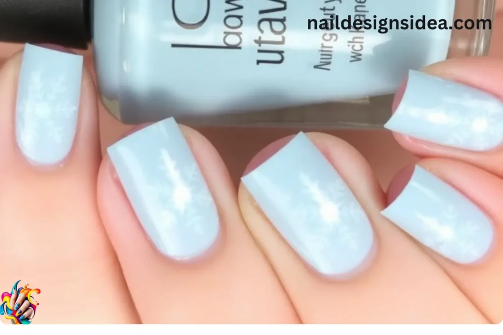 Snowflake Stunners January Nails
