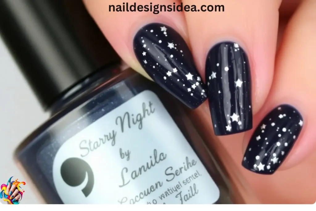 Starry Night January Nails