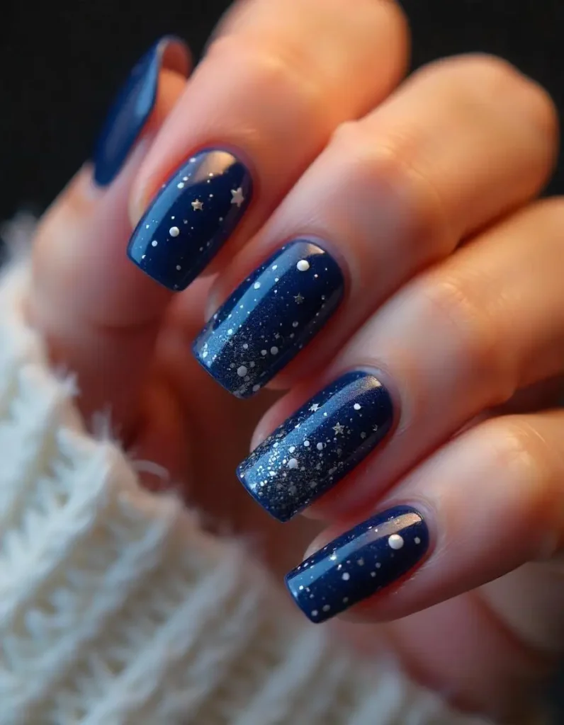 Starry Night Nails
