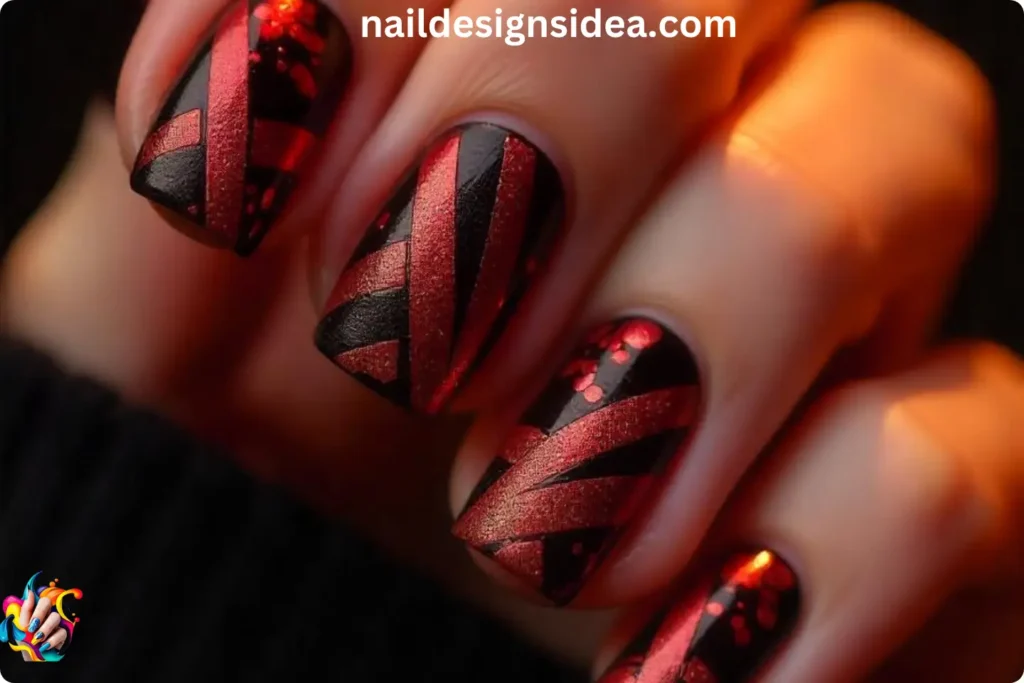 Velvet Textured 3D Nails