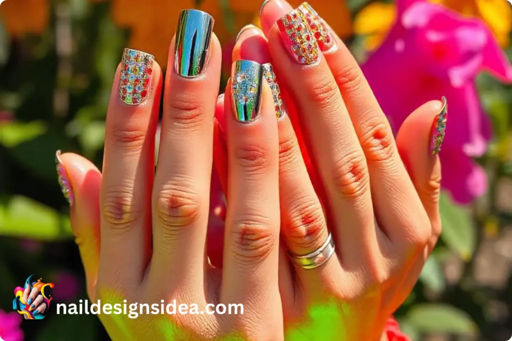 Chrome Blob Nail Designs for Every Occasion