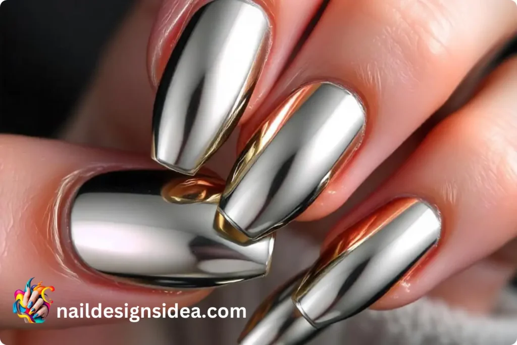 How to Customize Chrome Blob Nails