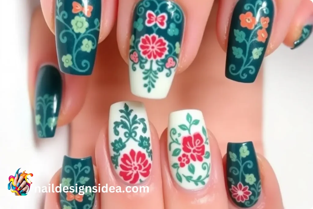 Russian Artistic Variations Nail Designs
