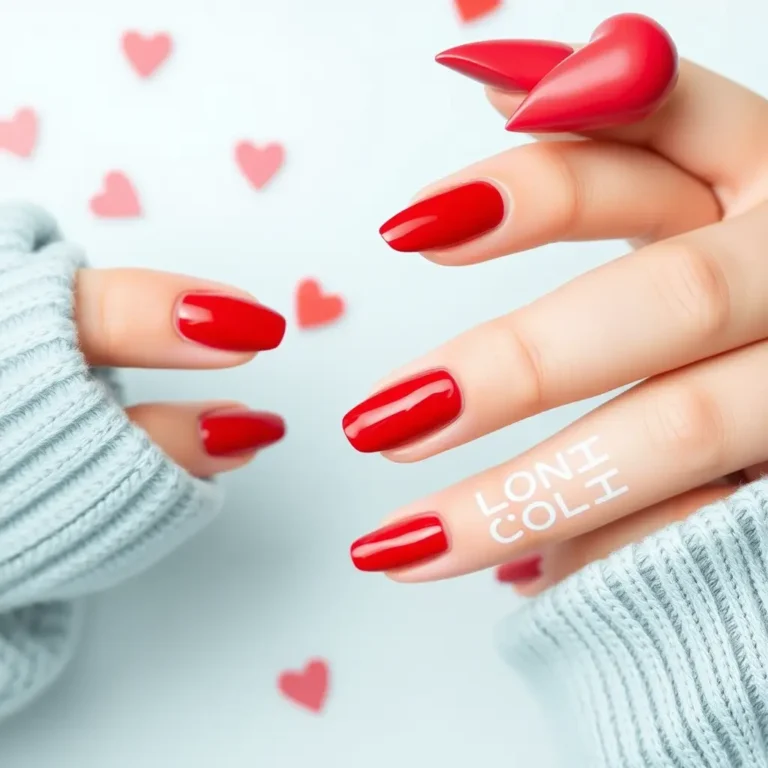 Best Red Valentine Nail Shades for a Romantic Look