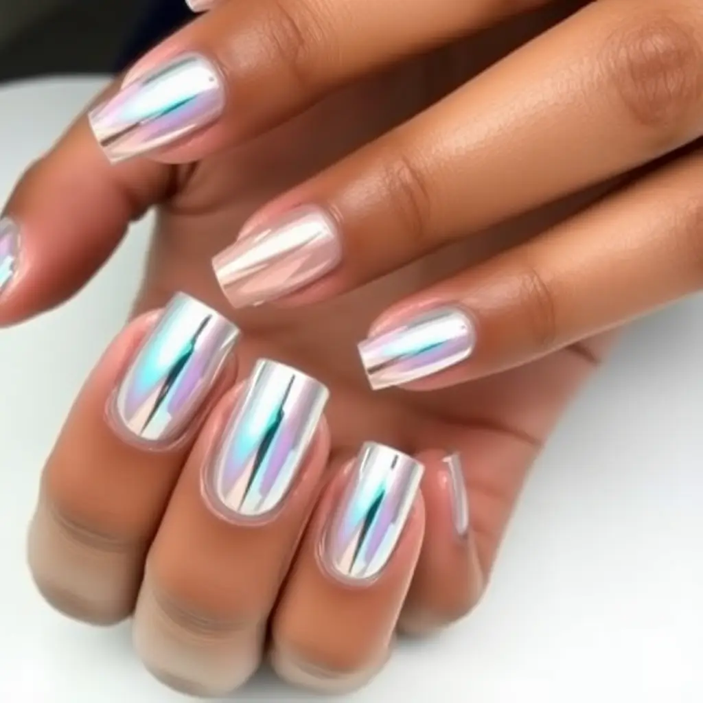 Chrome French Tips – The Future of French Manicures