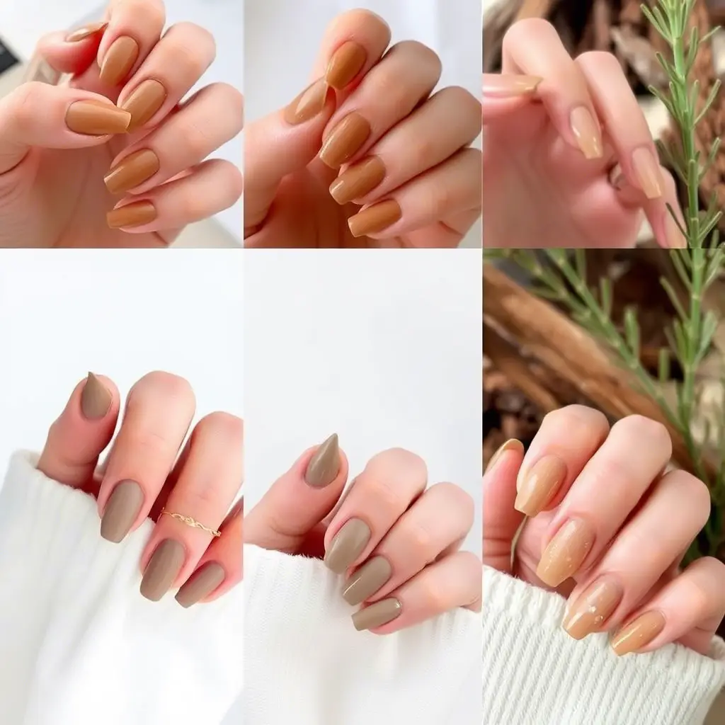  Earthy & Natural Spring Nail Tones – Inspired by Nature