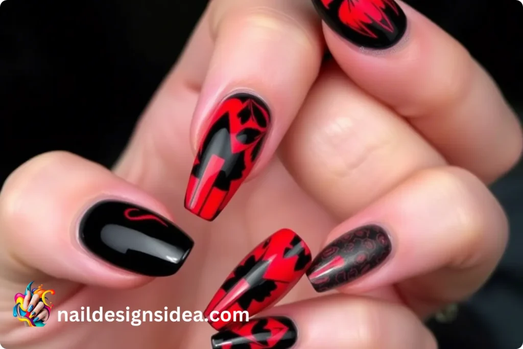 Edgy & Unique Valentine’s Day Nails