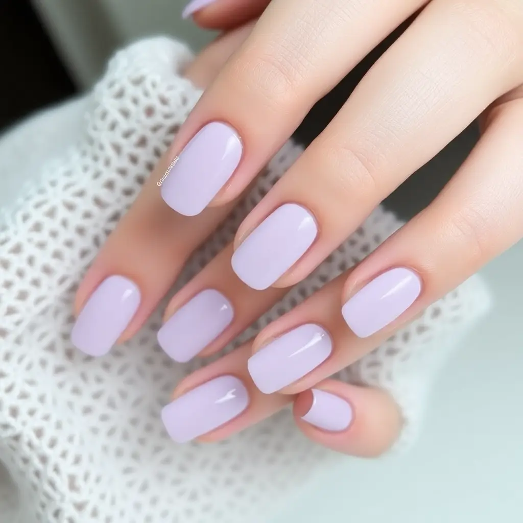 Everyday Wear Lavender Nail