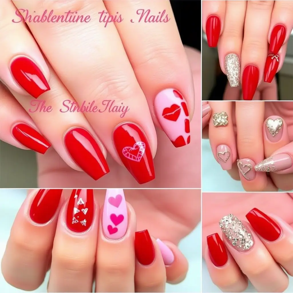 Flirty Valentine Nails Designs for Lovers