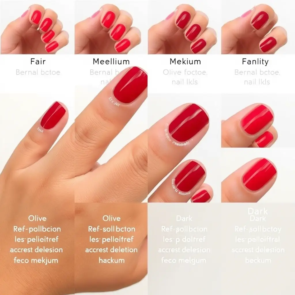 How to Choose the Perfect Red Valentine Nail Shade for Your Skin Tone