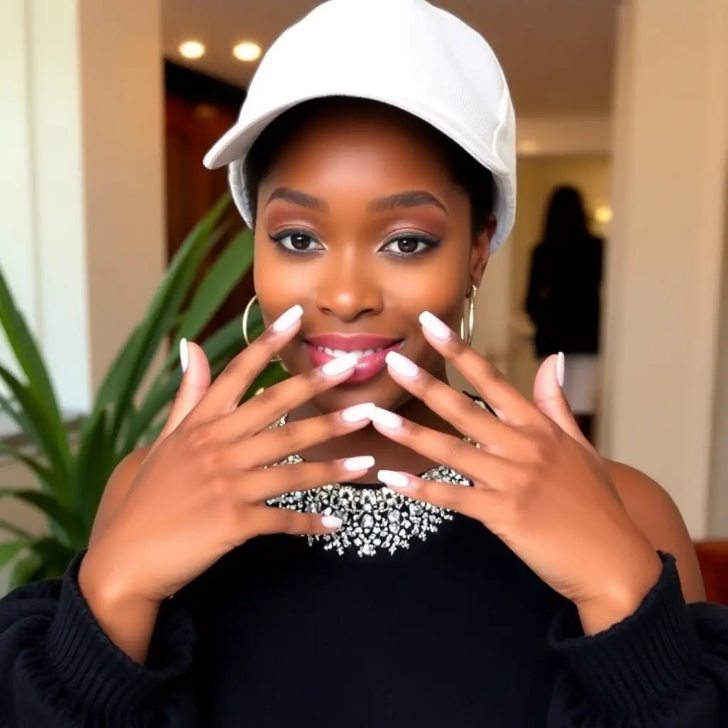 Keke Palmer’s French Manicure 2025