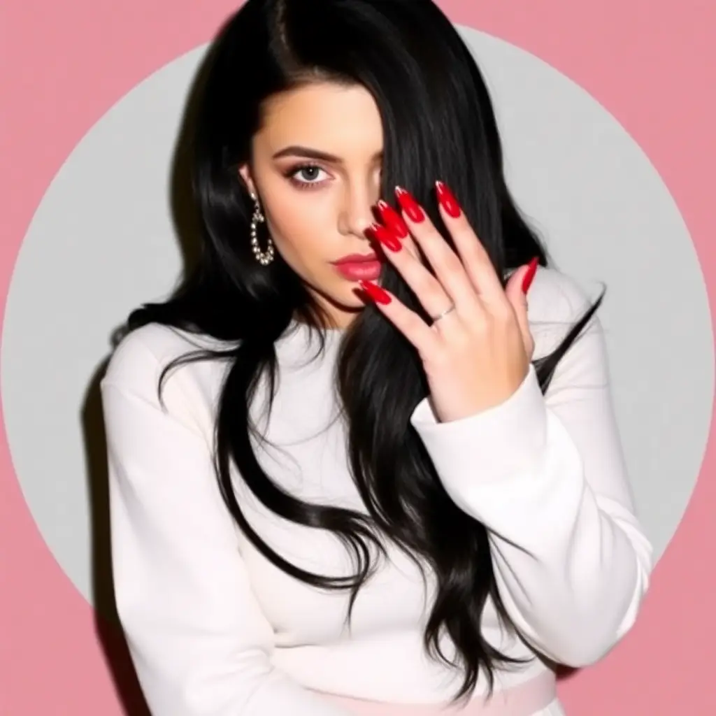 Kylie Jenner’s Red Stiletto Nails