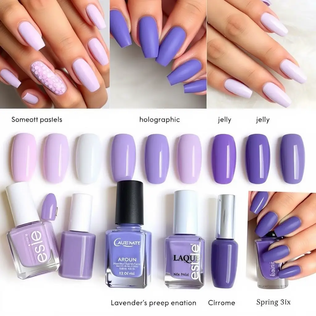 Lavender Nail Polish Shades Trending in 2025 