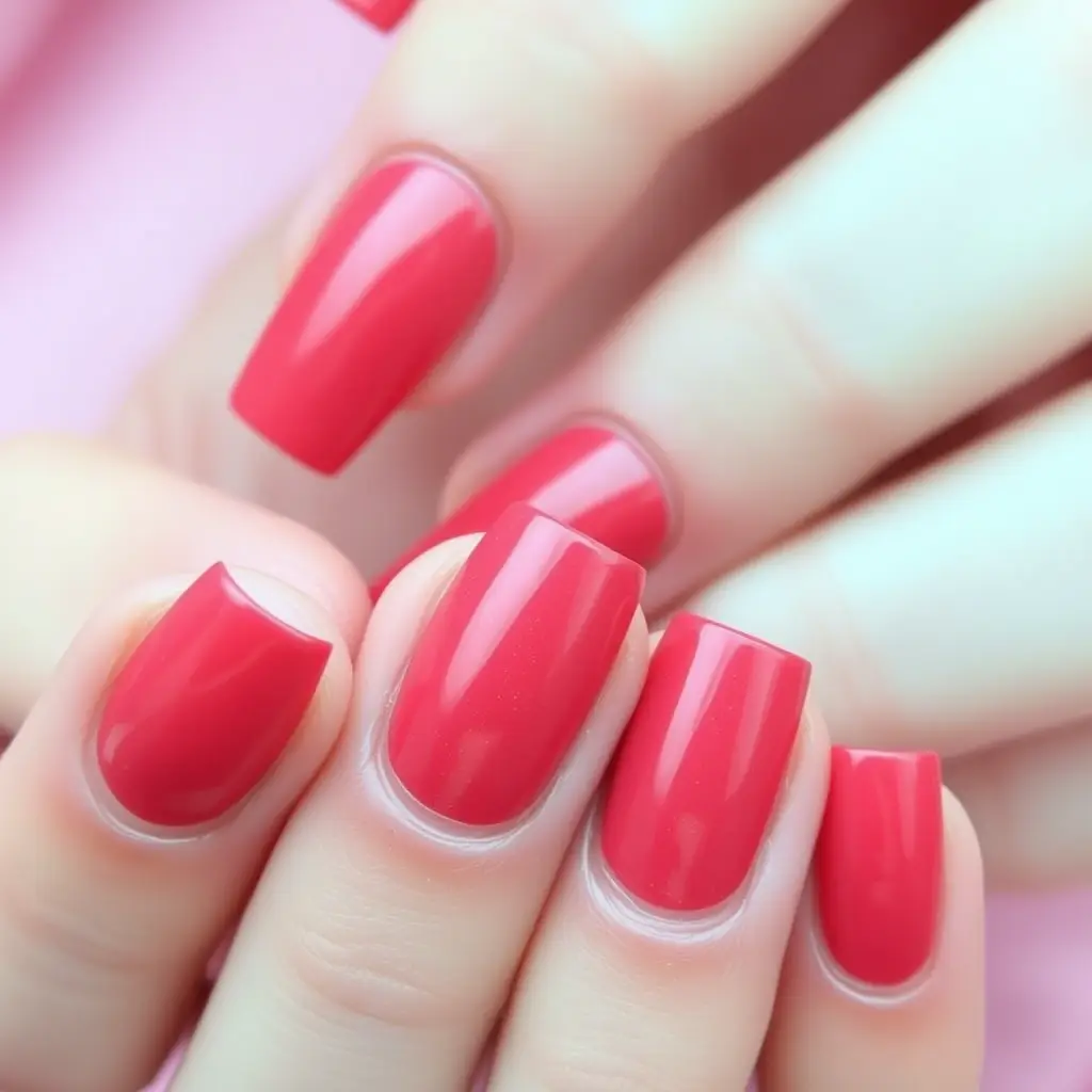 Minimalist & Soft Red Valentine Nail Designs