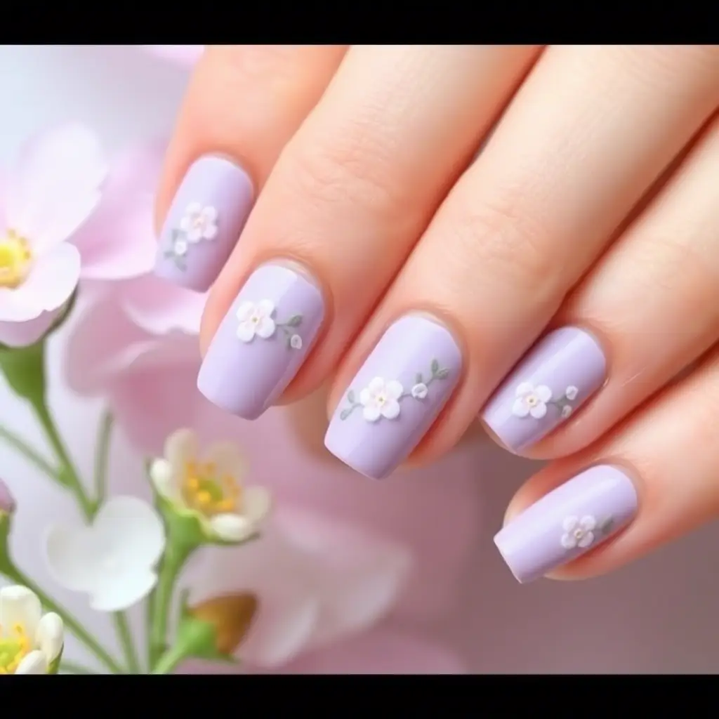 Pastel & Floral Nails Are Taking Over Spring 2025