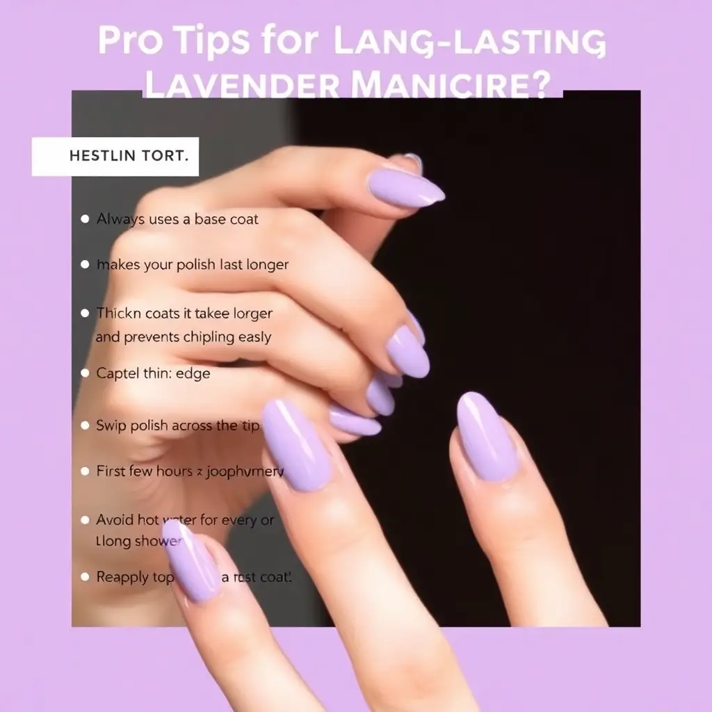 Pro Tips for a Long-Lasting Lavender Manicure