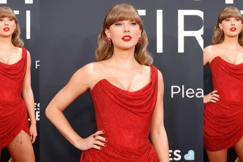 Taylor Swift’s Iconic Red Manicure at the 2025 Grammys