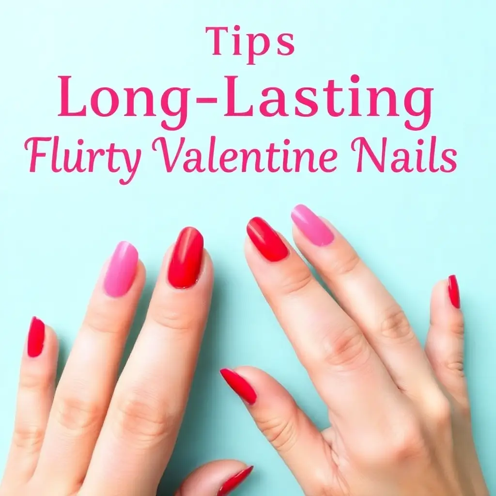 Tips for Long-Lasting Flirty Valentine Nails
