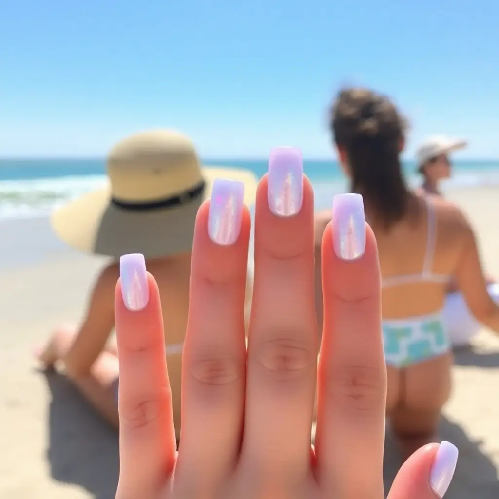 Vacations & Getaways Lavender Nails