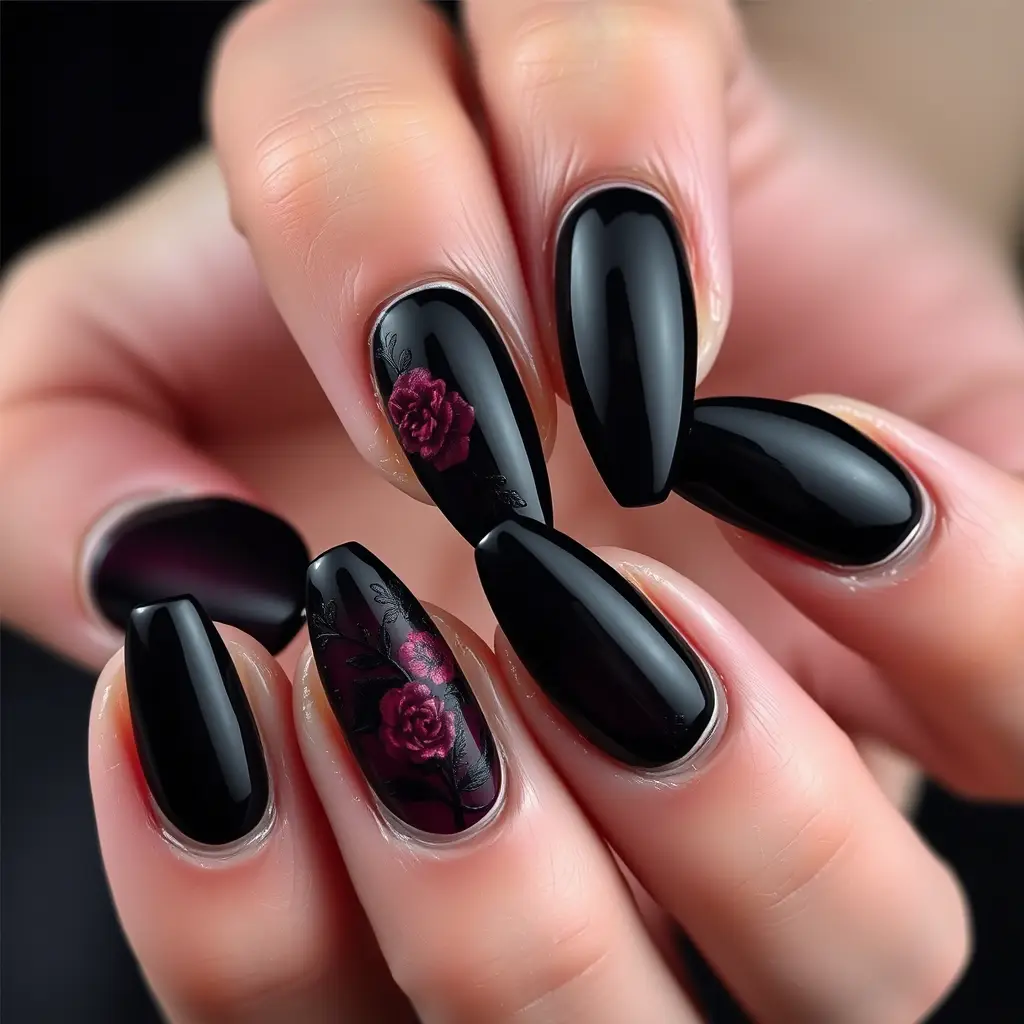 Γοτθικό ειδύλλιο: V-Day Nails: Dark & Dramatic V-Day Nails