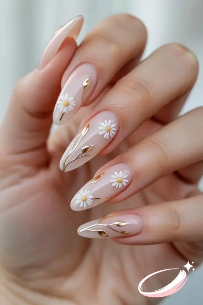 Puerto Rico nails with encapsulated flag details on acrylics