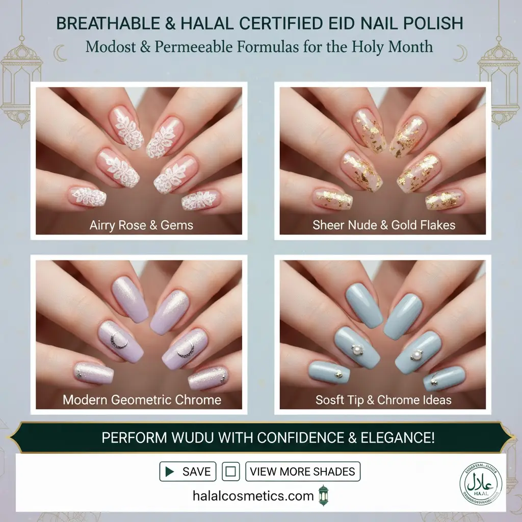 Breathable or Halal Nail Polish for Eid