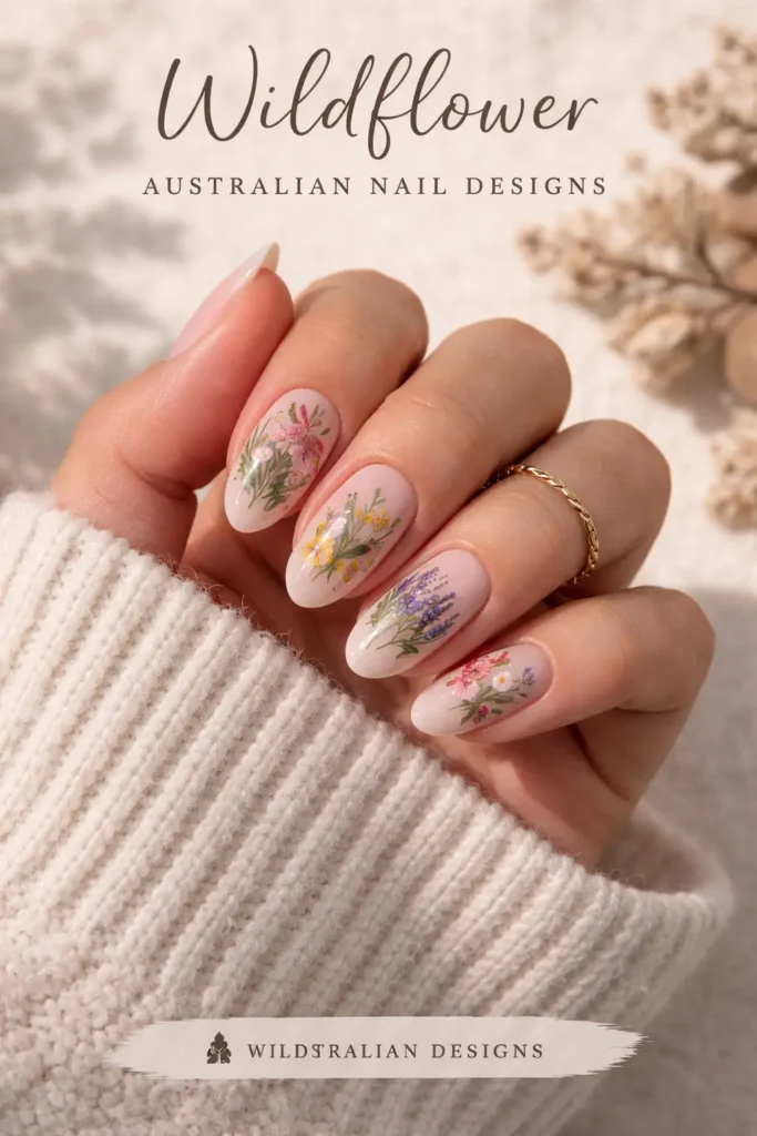 Eucalyptus Green Australian Nail Designs