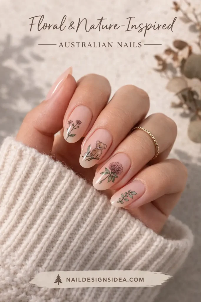  Floral & Nature-Inspired Australian Nails