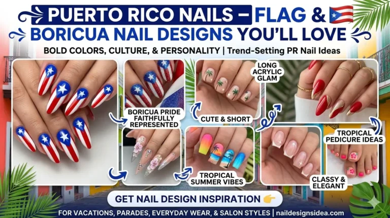 Puerto Rico Nails – Flag & Boricua Nail Designs You’ll Love