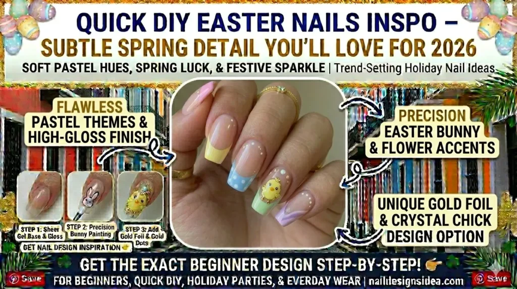 Simple & Easy Easter Nail Design Ideas