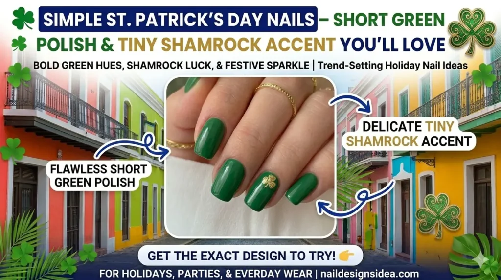 Simple & Easy St. Patrick’s Day Nails