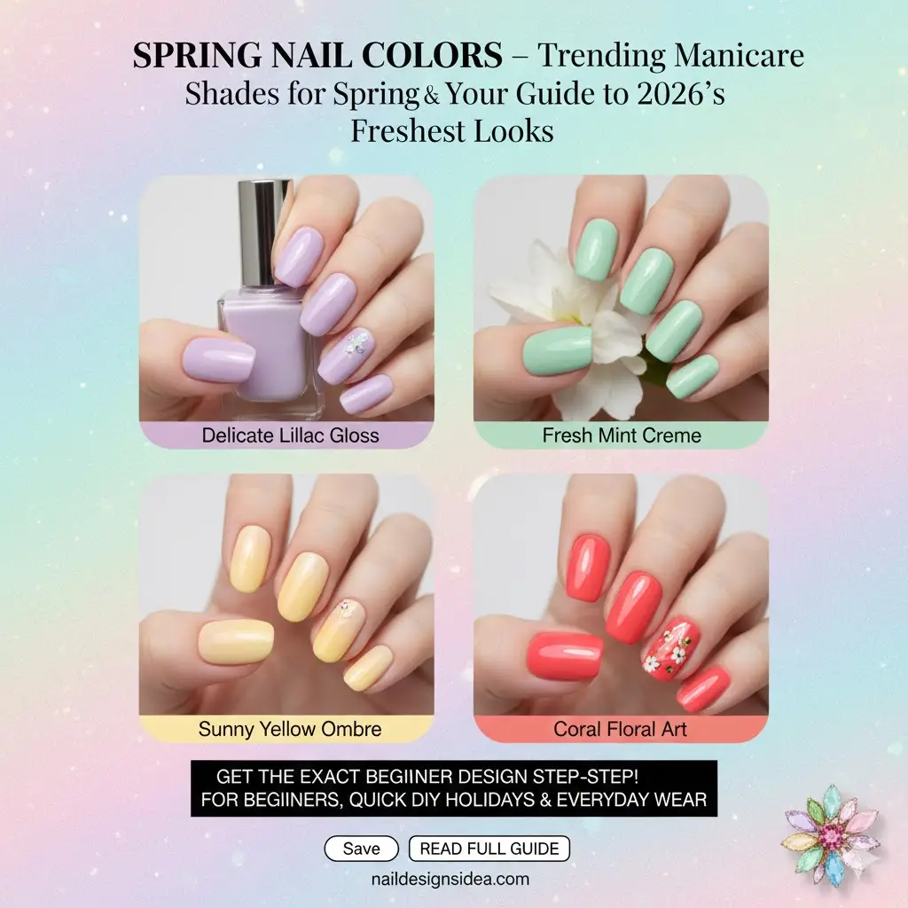 Spring Nail Colors – Trending Manicure Shades for Spring