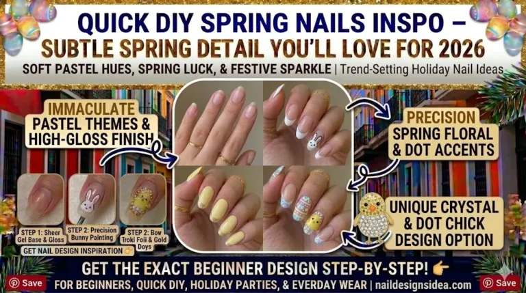 Spring Nail Designs – Floral & Soft Color Manicure Ideas